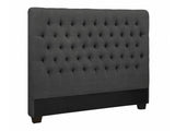 Chloe Charcoal Queen Headboard - Ornate Home
