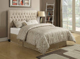Chloe Oatmeal Eastern King Headboard - Ornate Home