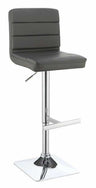 Chri Adjustable Bar Stool w/ Chrome Finish (Set of 2) - Ornate Home
