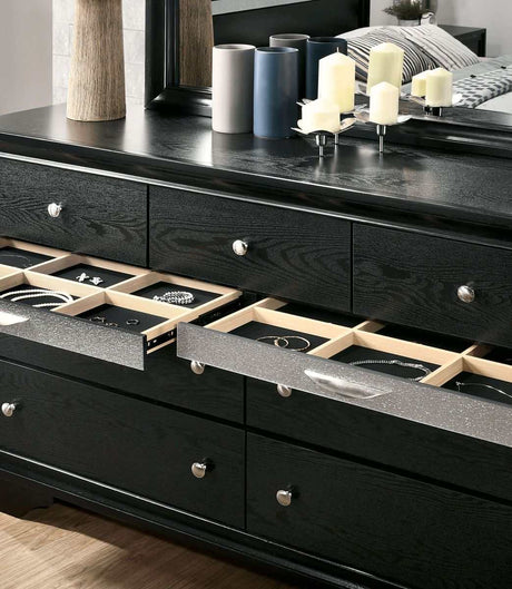 Chrissy Black Dresser - Ornate Home