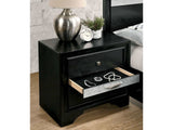 Chrissy Black Nightstand - Ornate Home