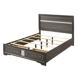 Chrissy Gray 4pc Queen Bedroom Set - Ornate Home