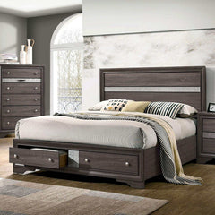Chrissy Gray 5pc Queen Bedroom Set (1 Nightstand) - Ornate Home