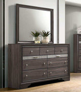 Chrissy Gray 5pc Queen Bedroom Set (1 Nightstand) - Ornate Home