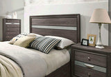 Chrissy Gray 5pc Queen Bedroom Set (2 Nightstands) - Ornate Home