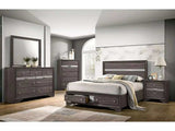Chrissy Gray 5pc Queen Bedroom Set (2 Nightstands) - Ornate Home