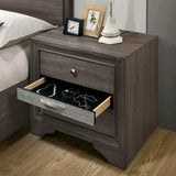 Chrissy Gray Nightstand - Ornate Home