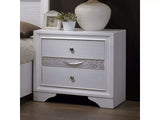 Chrissy White Nightstand - Ornate Home