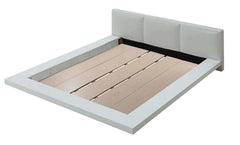 Christie White High Gloss Lacquer California King Bed - Ornate Home