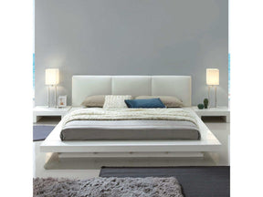 Christie White High Gloss Lacquer Queen Bed - Ornate Home