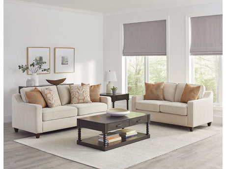 Christine Beige 2 Pc Sofa Set - Ornate Home