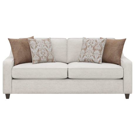 Christine Beige 2 Pc Sofa Set - Ornate Home