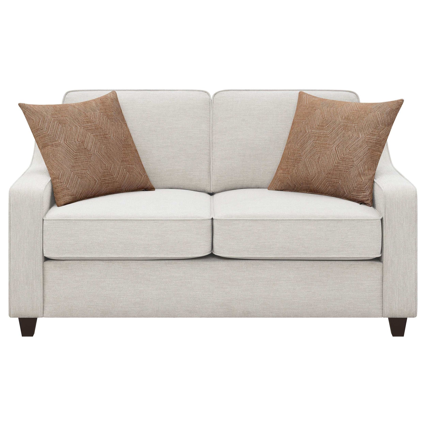 Christine Beige 2 Pc Sofa Set - Ornate Home