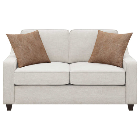Christine Beige 2 Pc Sofa Set - Ornate Home