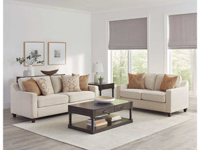 Christine Beige 3 Pc Sofa Set - Ornate Home