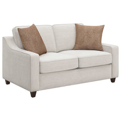 Christine Beige 3 Pc Sofa Set - Ornate Home