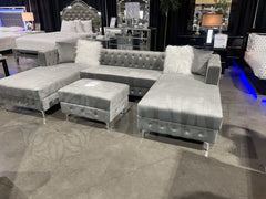 Ciabattoni Gray U Shape Sectional Sofa - Ornate Home