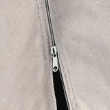 Cibola Rattan Outdoor Swing Bed with Adjustable Curtains Gray - Ornate Home