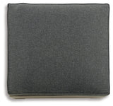 Citrine Park Brown & Charcoal Outdoor Ottoman - Ornate Home