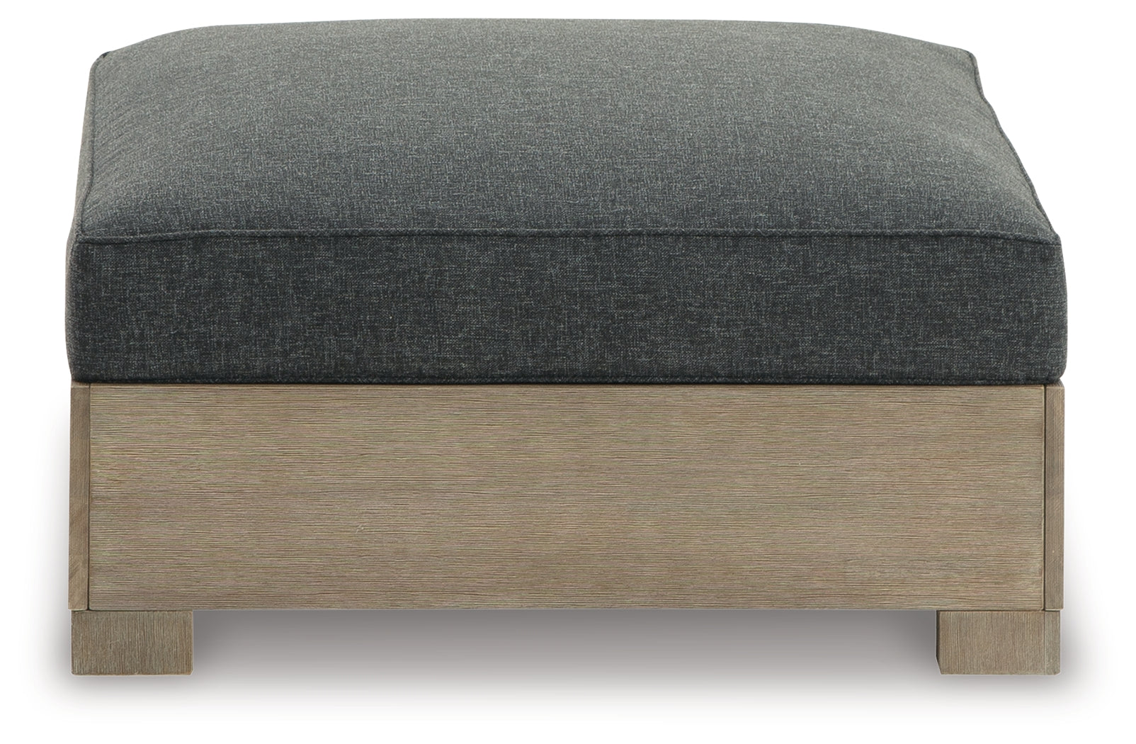 Citrine Park Brown & Charcoal Outdoor Ottoman - Ornate Home