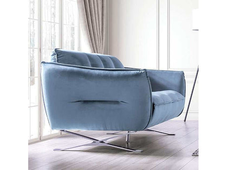 Civellutino Light Blue Loveseat - Ornate Home