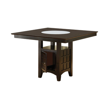 Clanton Cappuccino 7pc Square Dining Set - Ornate Home