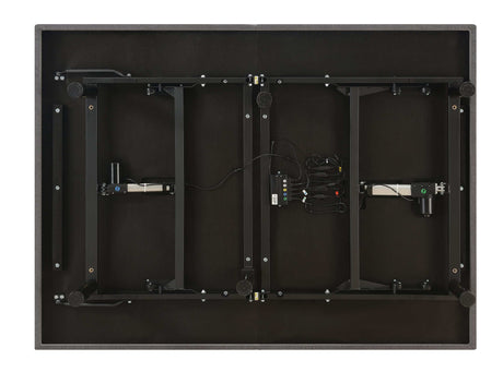 Clara Grey & Black Queen Bed Base - Ornate Home