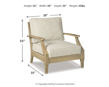 Clare View Outdoor Lounge Chair w/ Cushion - Ornate Home