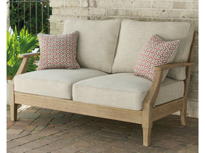 Clare View Outdoor Loveseat w/ Cushion - Ornate Home