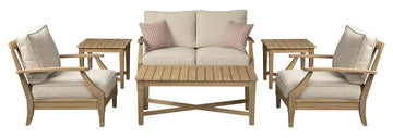 Clare View Outdoor Seating Group / 3pc - Ornate Home