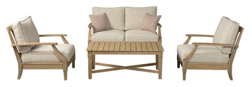 Clare View Outdoor Seating Group / 3pc - Ornate Home