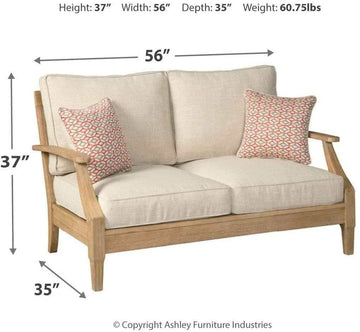 Clare View Outdoor Seating Group / 4pc - Ornate Home