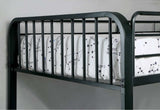 Clement Black Twin/Twin Bunk Bed - Ornate Home
