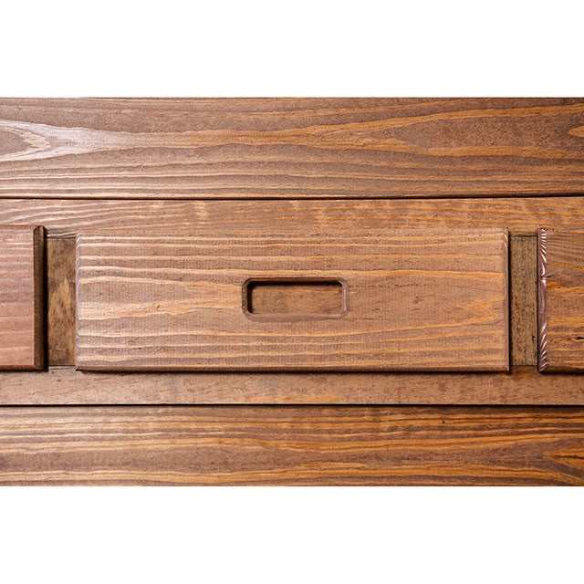 Cleo Mahogany Twin Captain Bed - Ornate Home