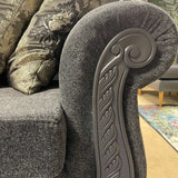 Clifton Dark Gray Sofa & Loveseat / 2pc - Ornate Home