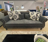 Clifton Dark Gray Sofa & Loveseat / 2pc - Ornate Home
