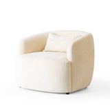 Cloe Ivory Boucle Armchair - Ornate Home