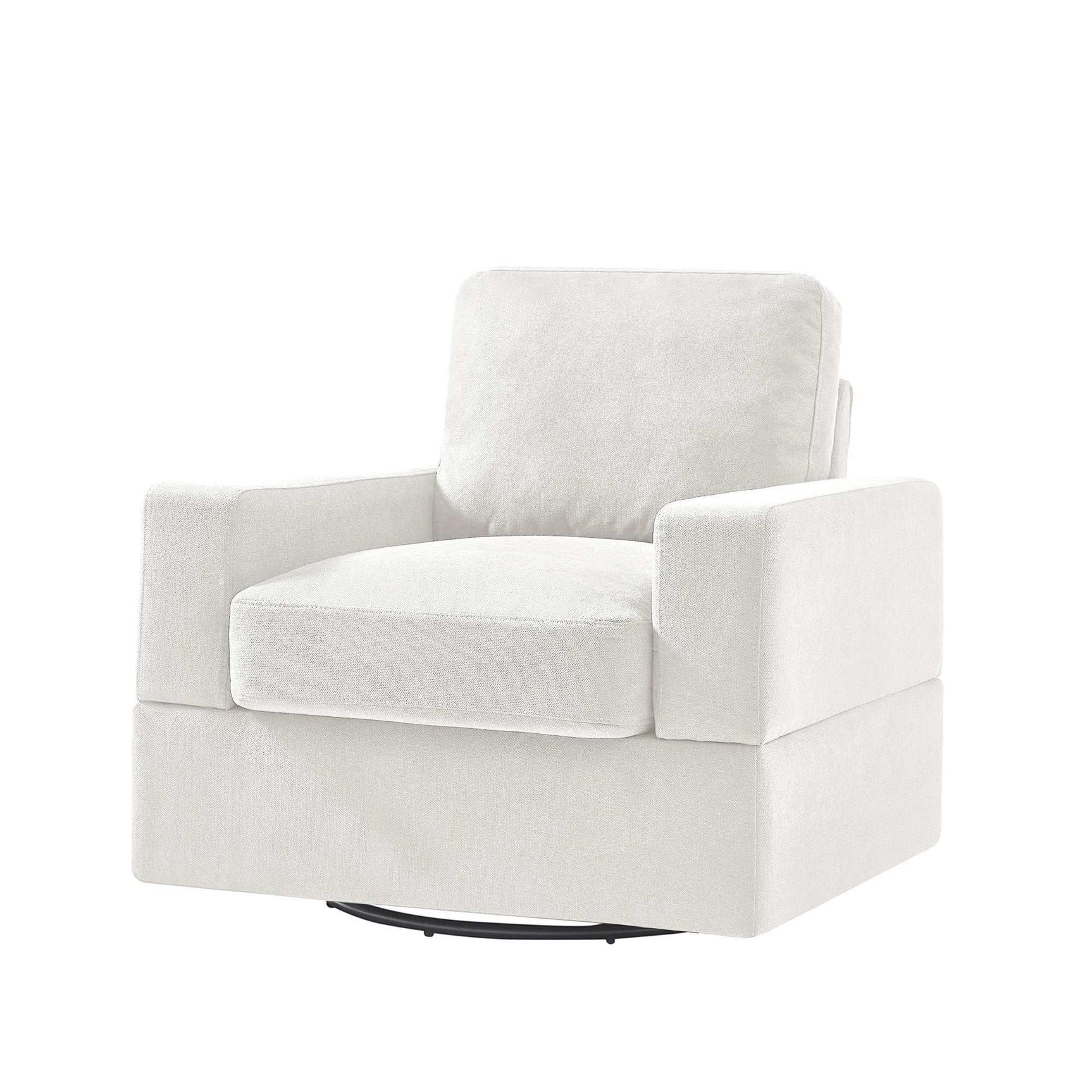 Coachella L-Shaped Sofa with Swiveling Recliner Chair - Ornate Home