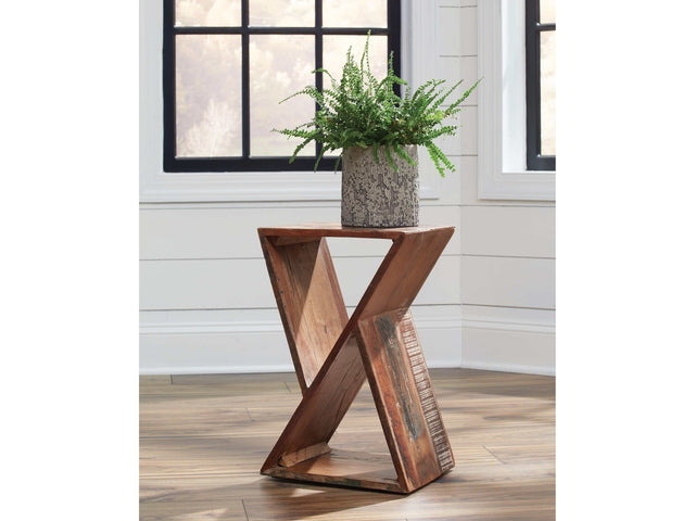 Colb Natural Accent Table - Ornate Home