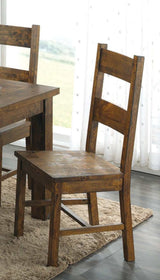 Coleman Rustic Golden Brown Side Chairs (Set of 2) - Ornate Home