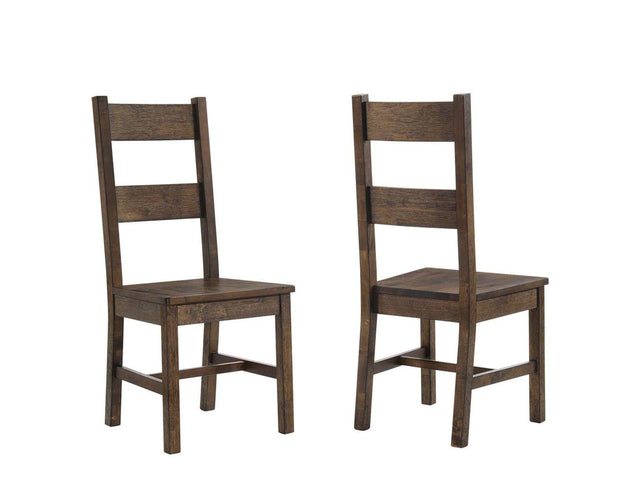 Coleman Rustic Golden Brown Side Chairs (Set of 2) - Ornate Home