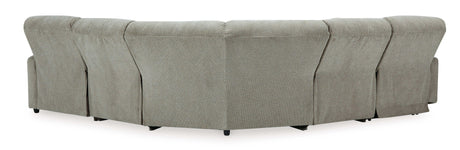 Colleyville Stone 5pc Power Reclining Sectional w/ RAF Chaise - Ornate Home