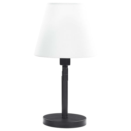 Colombe Matte Black / Off White Table Lamp - Ornate Home