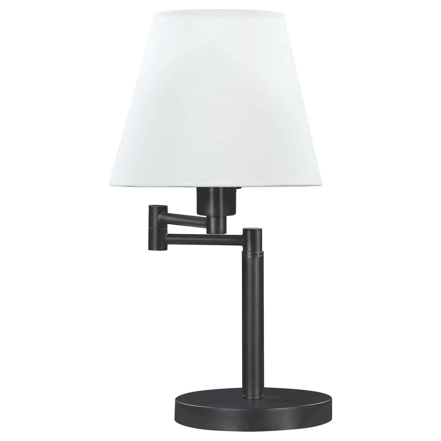 Colombe Matte Black / Off White Table Lamp - Ornate Home