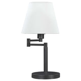 Colombe Matte Black / Off White Table Lamp - Ornate Home