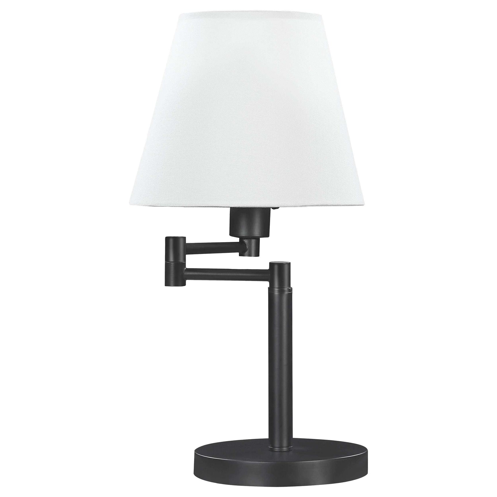 Colombe Matte Black / Off White Table Lamp - Ornate Home