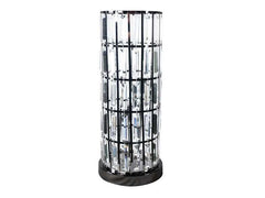 Column Black Nickel Table Lamp - Ornate Home