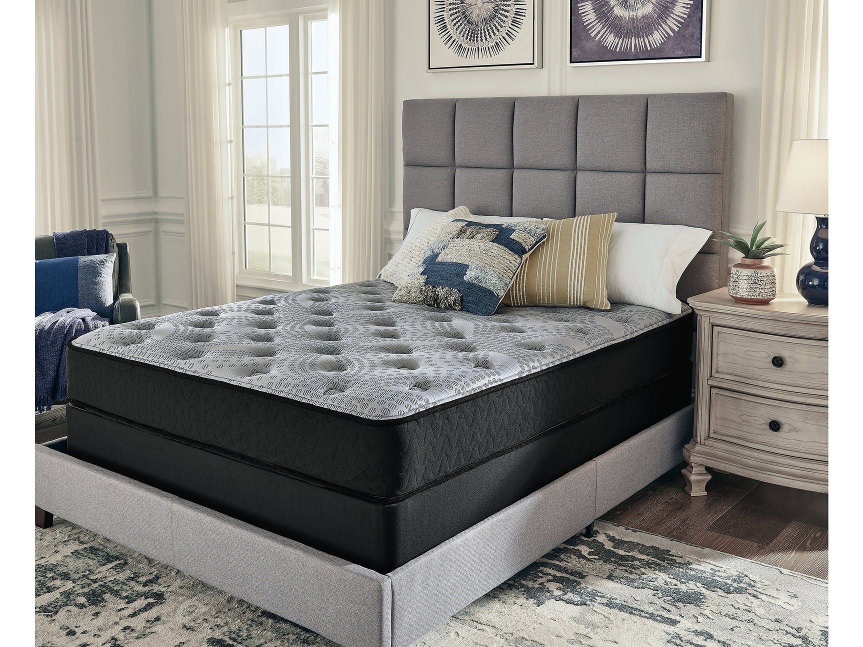 Comfort Plus Gray King Mattress - Ornate Home