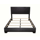 Conner Black Eastern King Panel Bed - Ornate Home