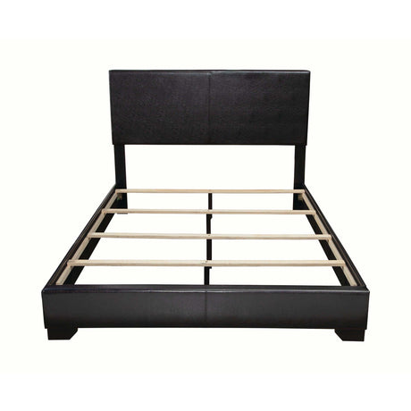 Conner Black Eastern King Panel Bed - Ornate Home